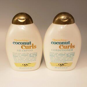 OGX Quenching Coconut Curls Shampoo & Conditioner Set 13oz each Honey Citrus New
